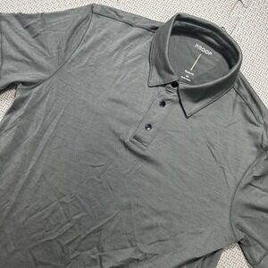 Proof Polo Shirt Mens X Small Gray Classic Fit Merino Wool Blend Casual Soft